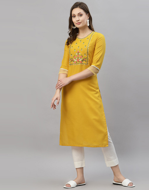 Silk cotton best sale kurtis