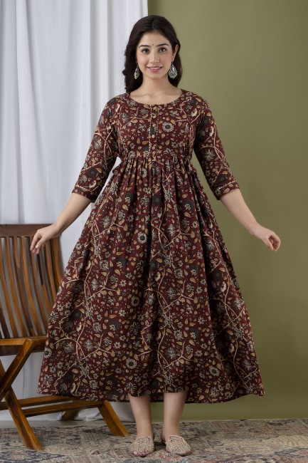 Comfy Dresses For Baby Girls Printed Cotton Gown Design Ideas The Nesavu –  The Nesavu | lupon.gov.ph