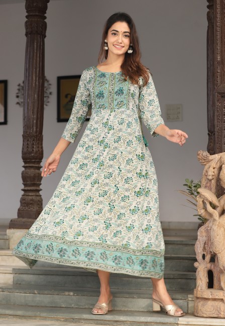 Flipkart anarkali kurtis below on sale 300