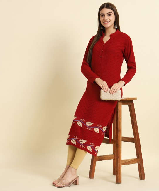 Flipkart woollen kurtis best sale