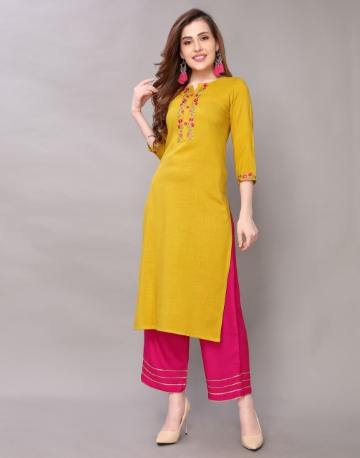 Silk hot sale cotton kurtis