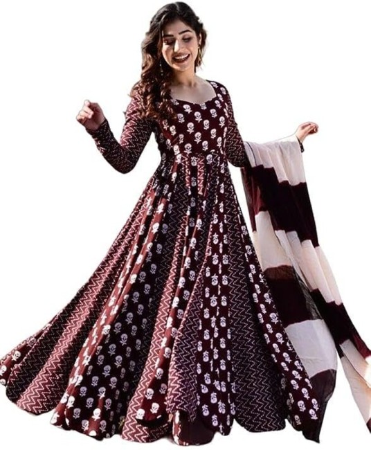 Gowns for ladies in on sale flipkart