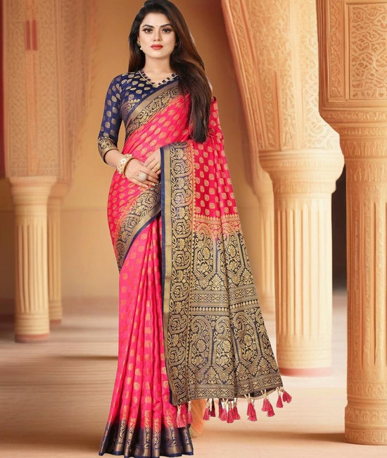 Cotton saree hotsell designer blouse