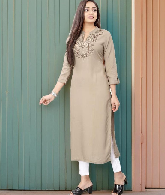 Designer long sale kurti flipkart