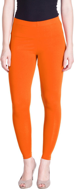 Orange store leggings womens