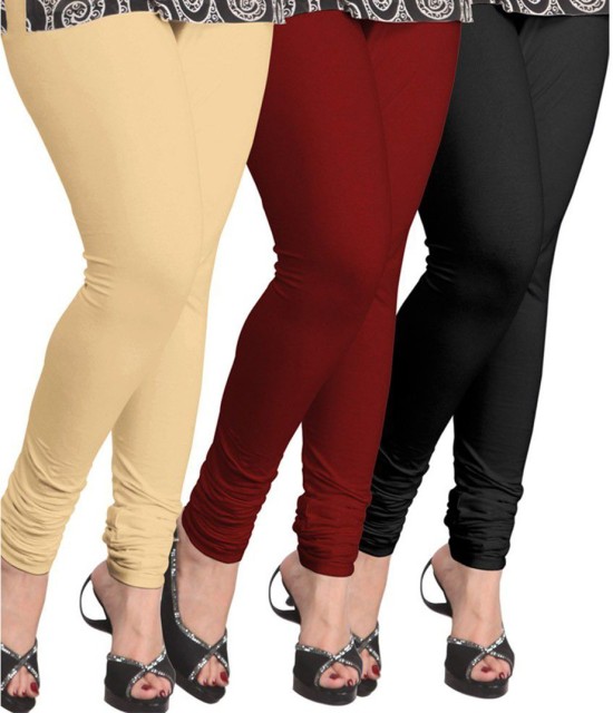 Thick Border Womens Leggings And Churidars - Buy Thick Border Womens  Leggings And Churidars Online at Best Prices In India