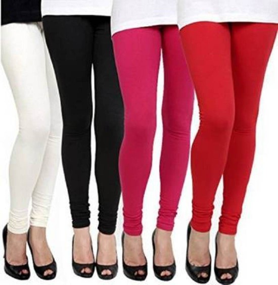 White Womens Leggings And Churidars - Buy White Womens Leggings And  Churidars Online at Best Prices In India