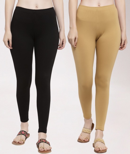 Fklick Black White Ankel Gold Ladies Legging, Size: Xl, Xxl at Rs 310 in  New Delhi