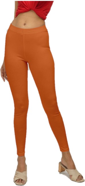 Buy online Light Orange Viscose Legging from Capris & Leggings for Women by  Legrisa Fashion for ₹509 at 15% off