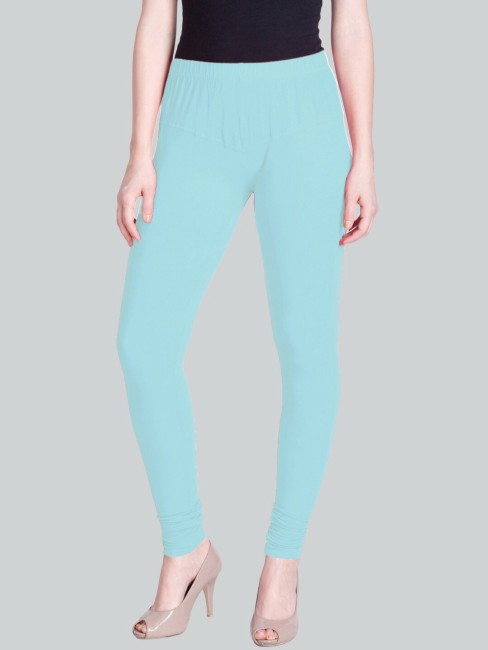 Light Blue Womens Leggings And Churidars - Buy Light Blue Womens