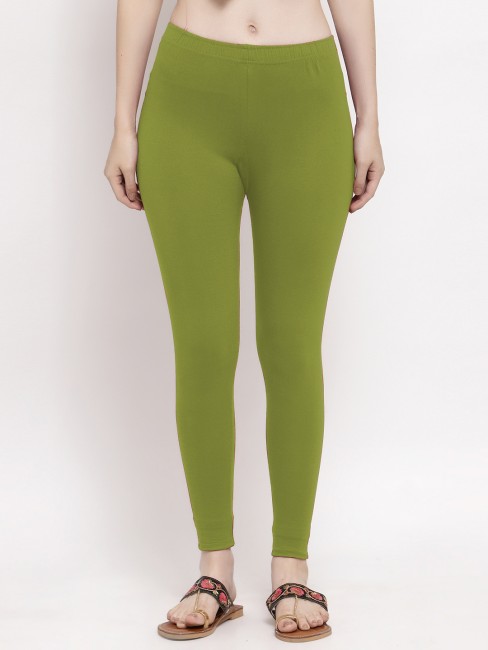 Light Green Womens Leggings And Churidars - Buy Light Green Womens