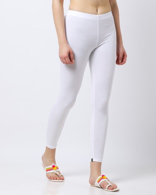 ladyline Extra Long Churidar Leggings Plain Cotton Indian Yoga Workout Pants  for Women, Off-white, Small-X-Large price in UAE,  UAE