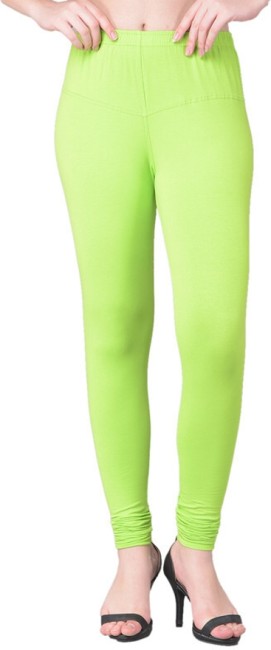 High Waist Comfort Lady Green Ankle Length Leggings, Casual Wear, Skin Fit  at Rs 220 in Ahmedabad