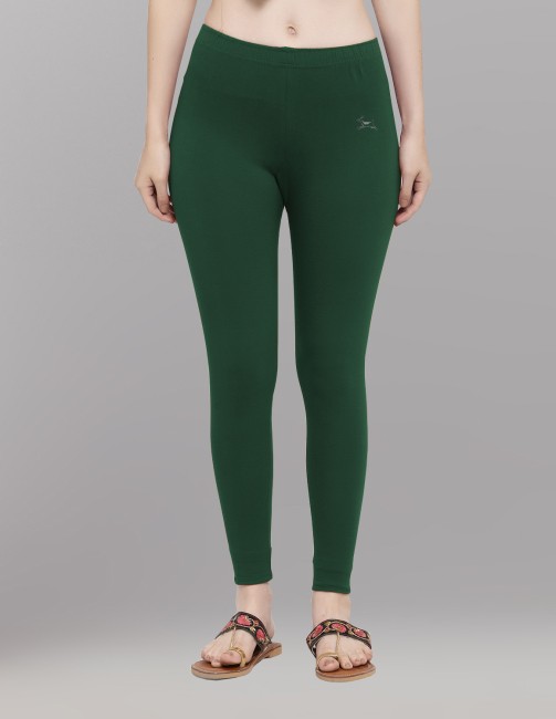 Buy online Solid Dark Green Woolen Leggings from winter wear for Women by  Both11 for ₹469 at 53% off