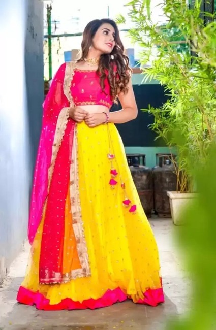Yellow Lehenga Buy Yellow Lehenga Cholis Online at Best Prices