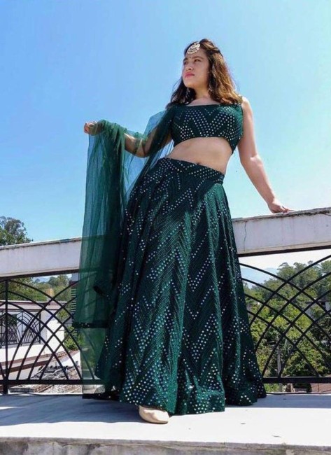 List of latest Green Lehenga designs for your wedding day