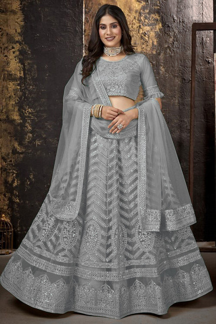 Grey choli clearance
