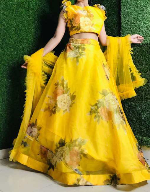 Flipkart fancy lehenga sales