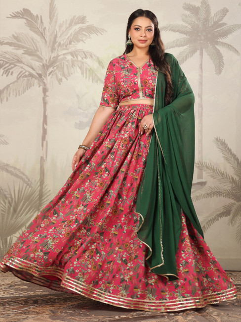 Flipkart lehenga for bride hotsell