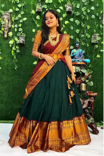 Velvet ghagra choli on sale designs