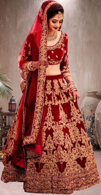 Dulhan lehenga clearance flipkart