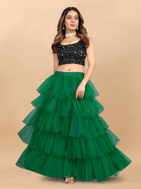 Frill lehenga online discount