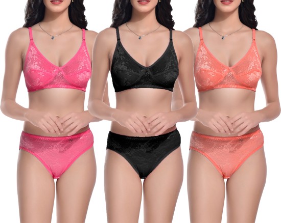 Net Printed Bra And Panty Sets at Rs 130/piece in Chak Alampur
