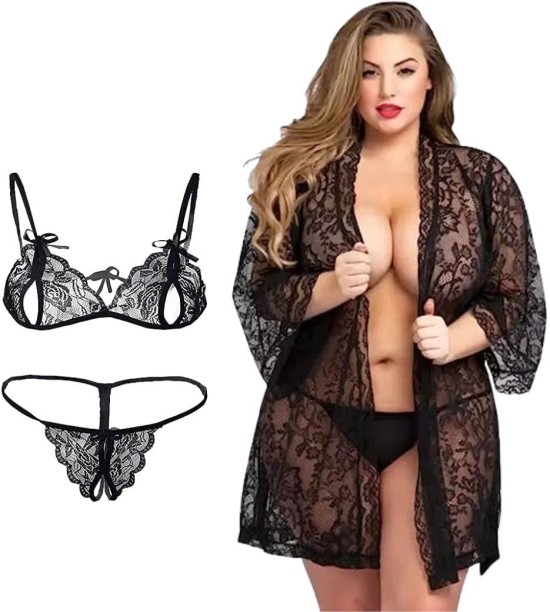 Buy SKMODEL STYLISH Hot & Sexy Baby Doll Dress Lingerie Set for Honeymoon Sleepwear  Nightwear for Women Sexy Night Dress for Special Night Babydoll (Black) (M)  Online at Best Prices in India 