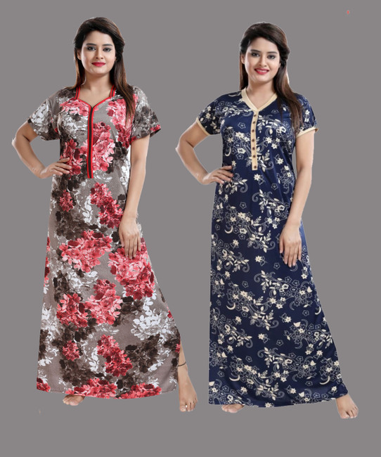 Nightwear Upto 50 to 80 OFF on Nighty Sexy Night Dresses