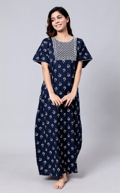 Cotton Nighties Cotton Night Dresses Nighty Designs Online at