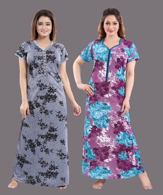 Cotton Printed Ladies Short Night Dress, Large at Rs 250/piece in
