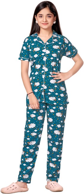 Kids Night Suits Upto 50 to 80 OFF on Girls Boys Night Suits