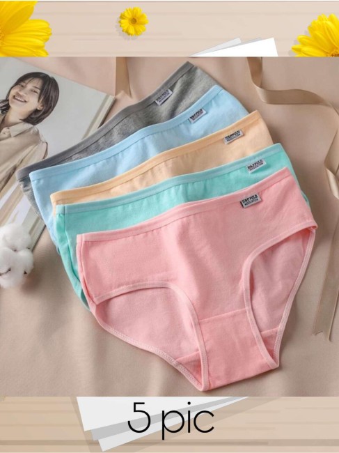 B91xZ Womens Underwear Cotton Stretch Comfort Hipster Underwear,Navy M 