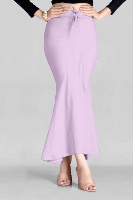 Solid Color Satin Petticoat in Light Purple : UUX500
