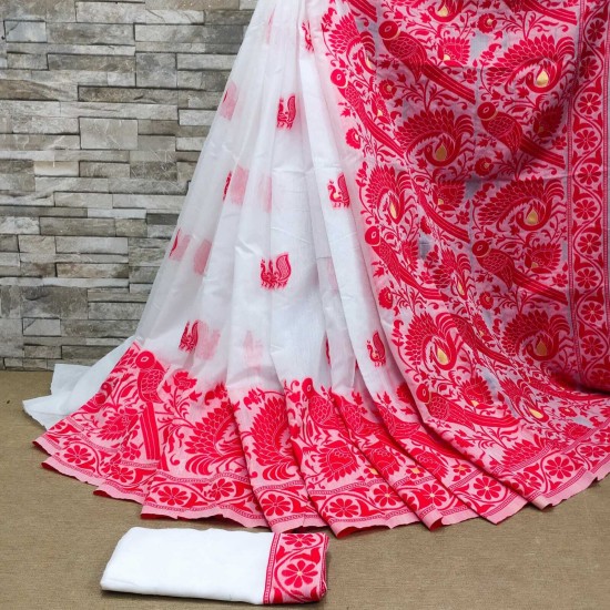 Flipkart dhakai jamdani on sale saree