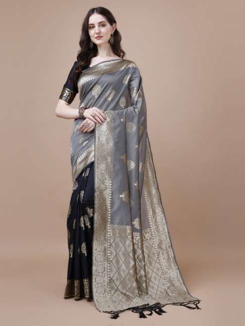 Grey Womens Sarees - Buy Grey Womens Sarees Online at Best Prices