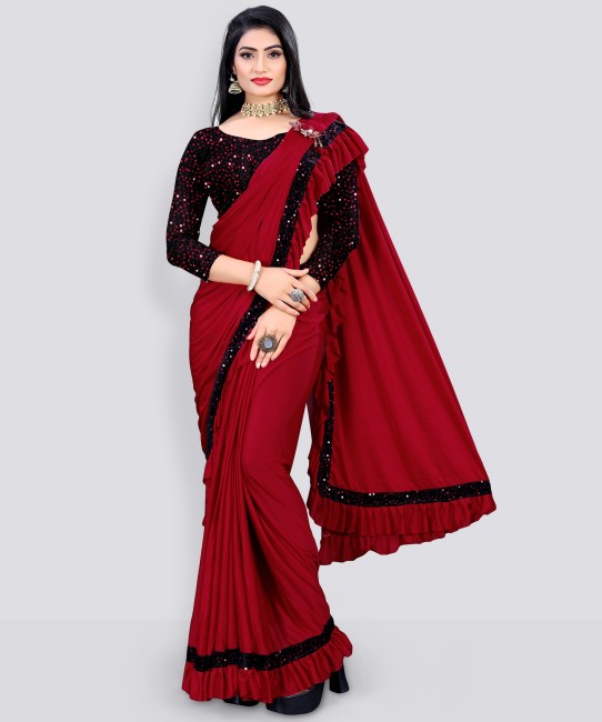 Red Sarees (रेड साड़ी) - Buy Red Colour Sarees Online at Best Prices In  India
