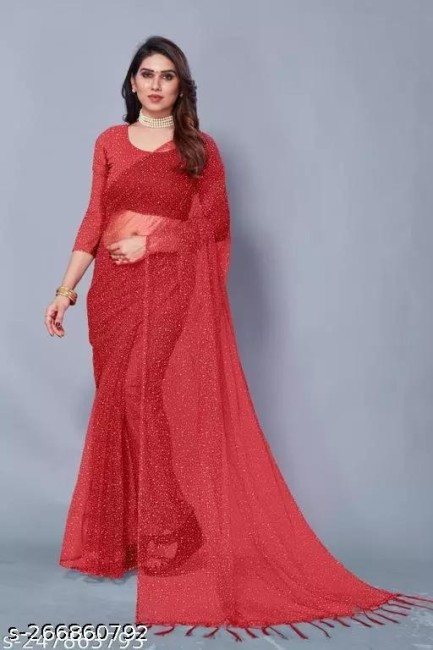 Red Sarees (रेड साड़ी) - Buy Red Colour Sarees Online at Best Prices In  India