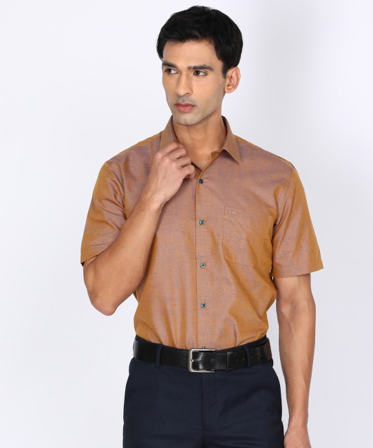 Buy Men Navy Classic Fit Print Half Sleeves Formal Shirt Online - 747925