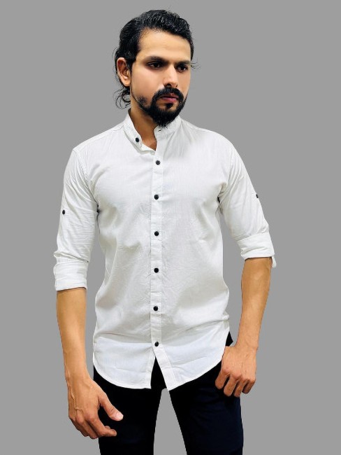 Stand Collar Shirts - Buy Stand Collar Shirts online at Best