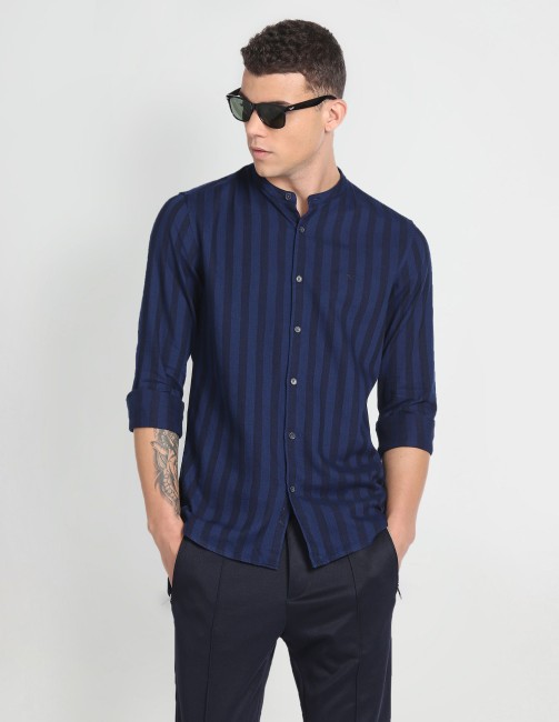 Vertical Striped Shirts - Buy Vertical Striped Shirts online at Best Prices  in India