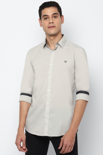 Plain Cotton Allen Solly Men's Slim Fit Shirt, Full Sleeves, Casual Wear at  Rs 1400/piece in Idukki