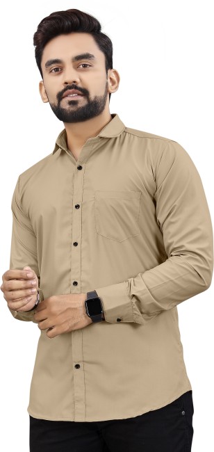 Beige Mens Shirts - Buy Beige Mens Shirts Online at Best Prices In India