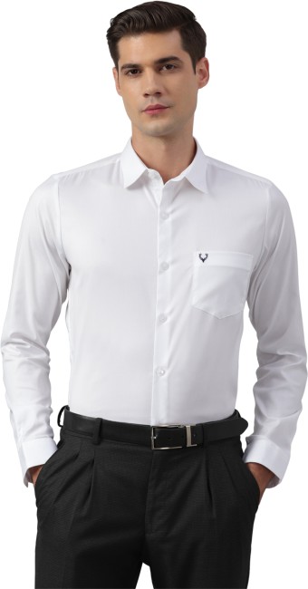 Buy BOUGHT FIRST Pure Cotton Solid Regular Fit Casual Formal Shirt - Pure  Soft Cotton Stylish/Trendy Full Sleeves Shirt for Office, Outing- (White,  L) Online at Best Prices in India - JioMart.