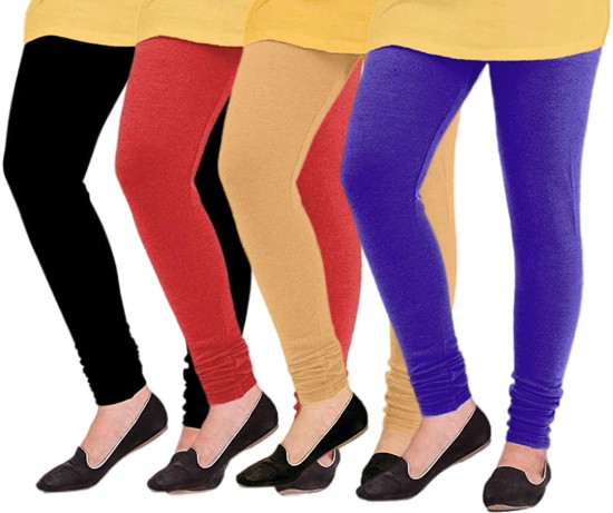 Purple Womens Leggings And Churidars - Buy Purple Womens Leggings And  Churidars Online at Best Prices In India
