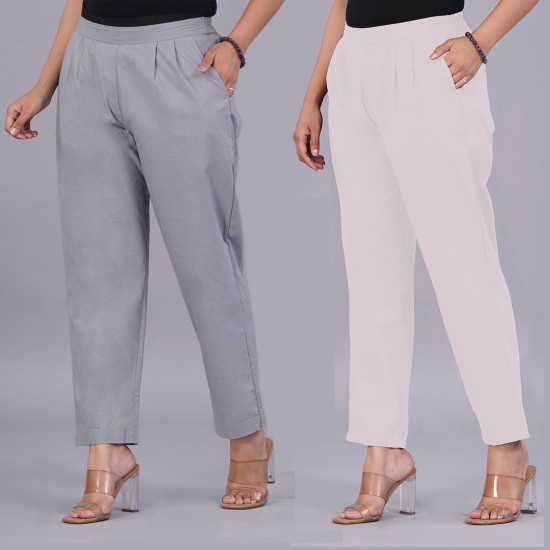 White Pants For Women - Buy White Pants For Women online at Best Prices in  India