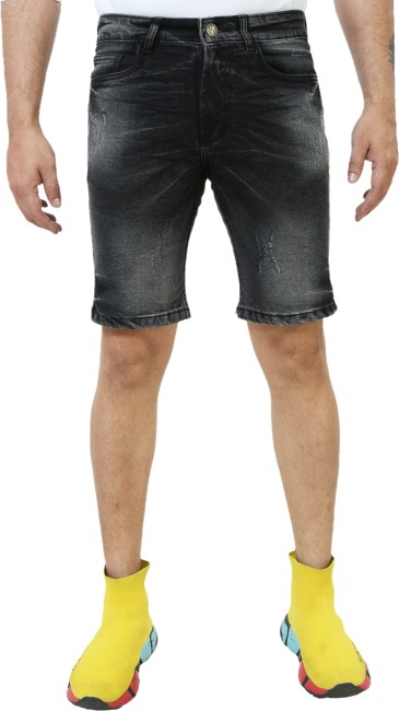 Jaylvis Mens Jeans Shorts Short Stretch Summer Capri Pants Bermuda Used  Design | Fruugo NO