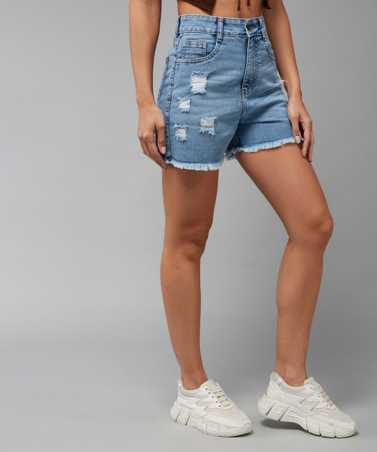 Denim Womens Shorts Buy Denim Womens Shorts Online at Best Prices In India Flipkart