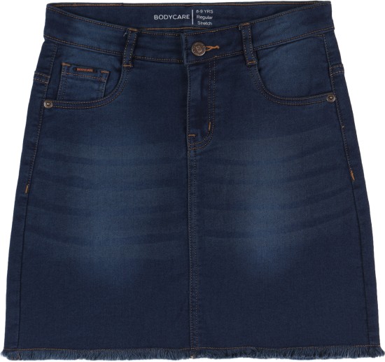 Denim skirt cheap flipkart