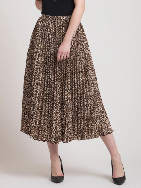 Animal print shop skirt india